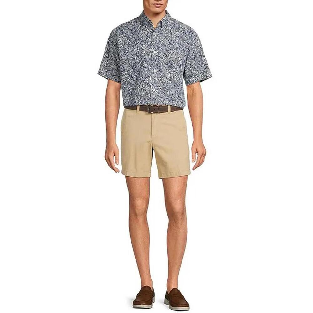 Roundtree & Yorke Casuals Flat Front 7" Inseam Shorts - NWT (New) - Picture 3 of 4